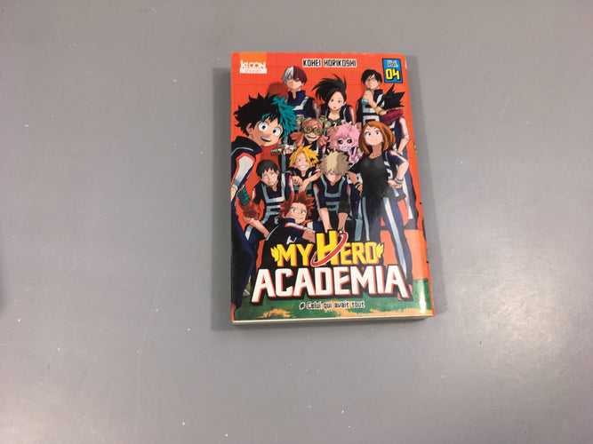 My hero Academia - Vol. 4, moins cher chez Petit Kiwi