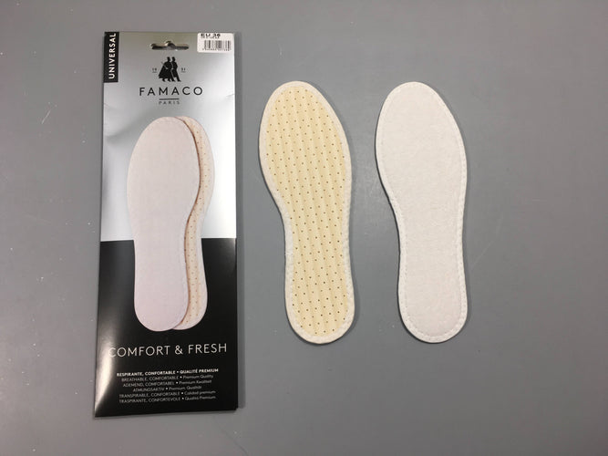 Neuf-Semelles Comfort-fresh, moins cher chez Petit Kiwi