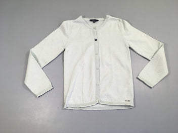 Gilet bleu clair fil irisé