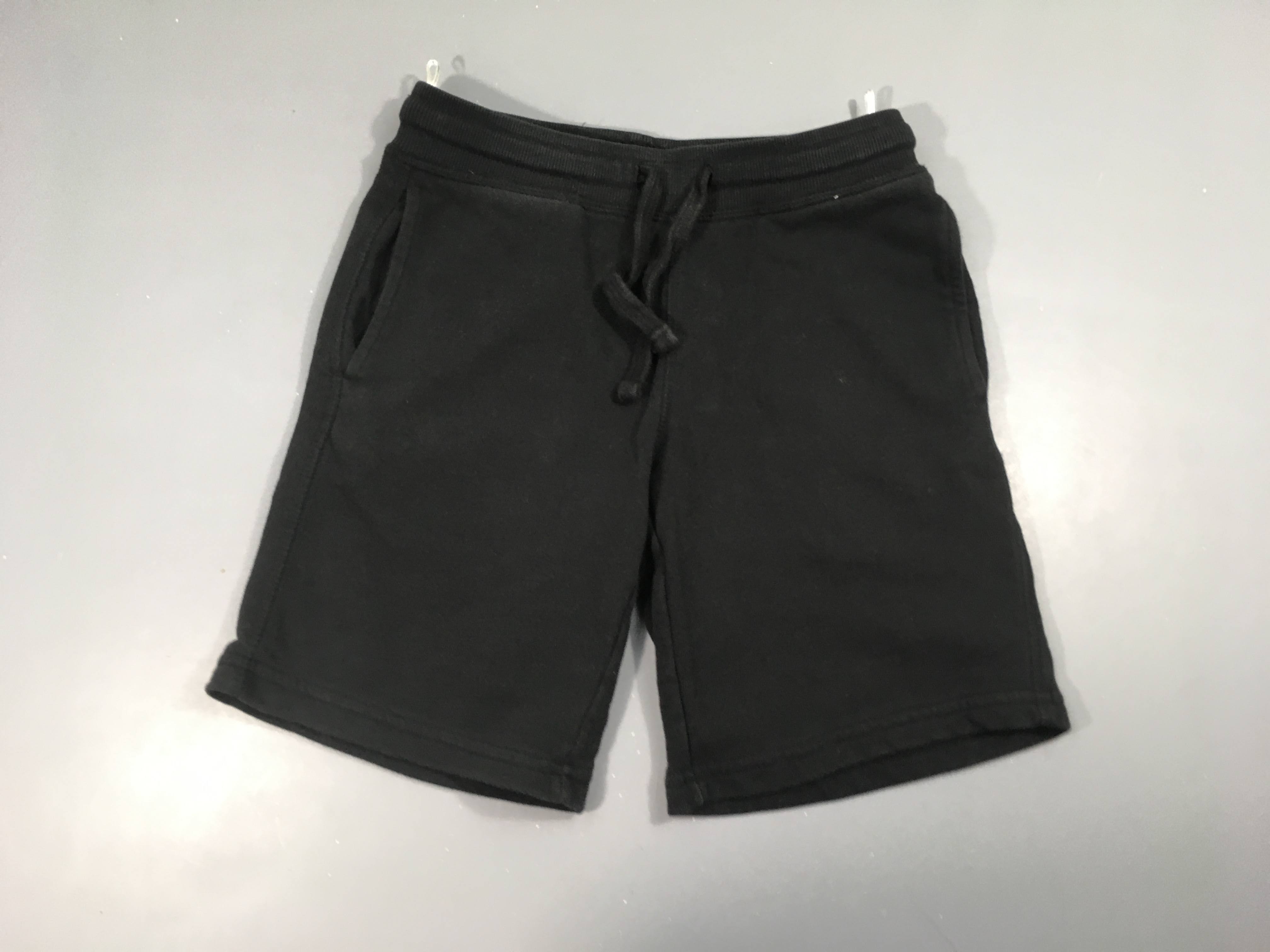 Short de sport molleton noir