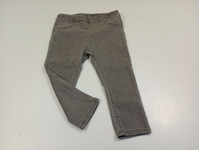 Jegging gris, moins cher chez Petit Kiwi