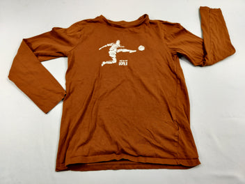 T-shirt m.l  brun footballeur