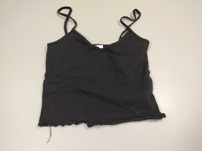 Crop top noir, moins cher chez Petit Kiwi