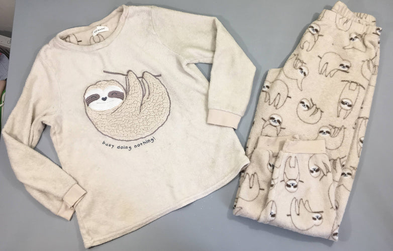 Pyjama 2pcs velours paresseux, moins cher chez Petit Kiwi
