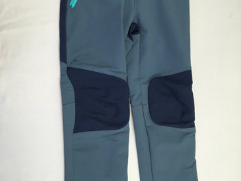 Pantalon de randonnée vert-bleu-rose