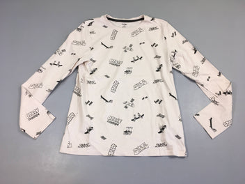T-shirt m.l blanc skate
