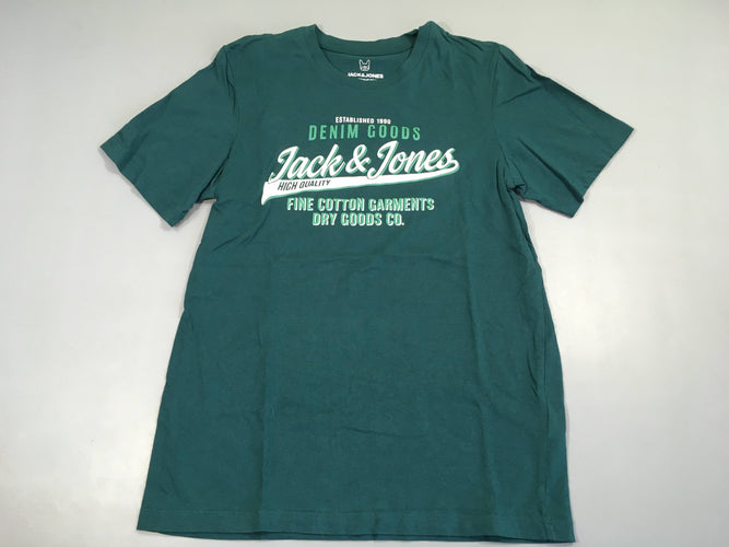 T-shirt m.c vert foncé Jack&Jones, moins cher chez Petit Kiwi