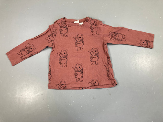 T-shirt m.l brun winnie bouloché, moins cher chez Petit Kiwi