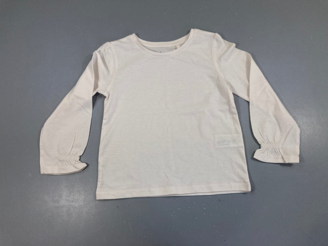 T-shirt m.l crème, moins cher chez Petit Kiwi