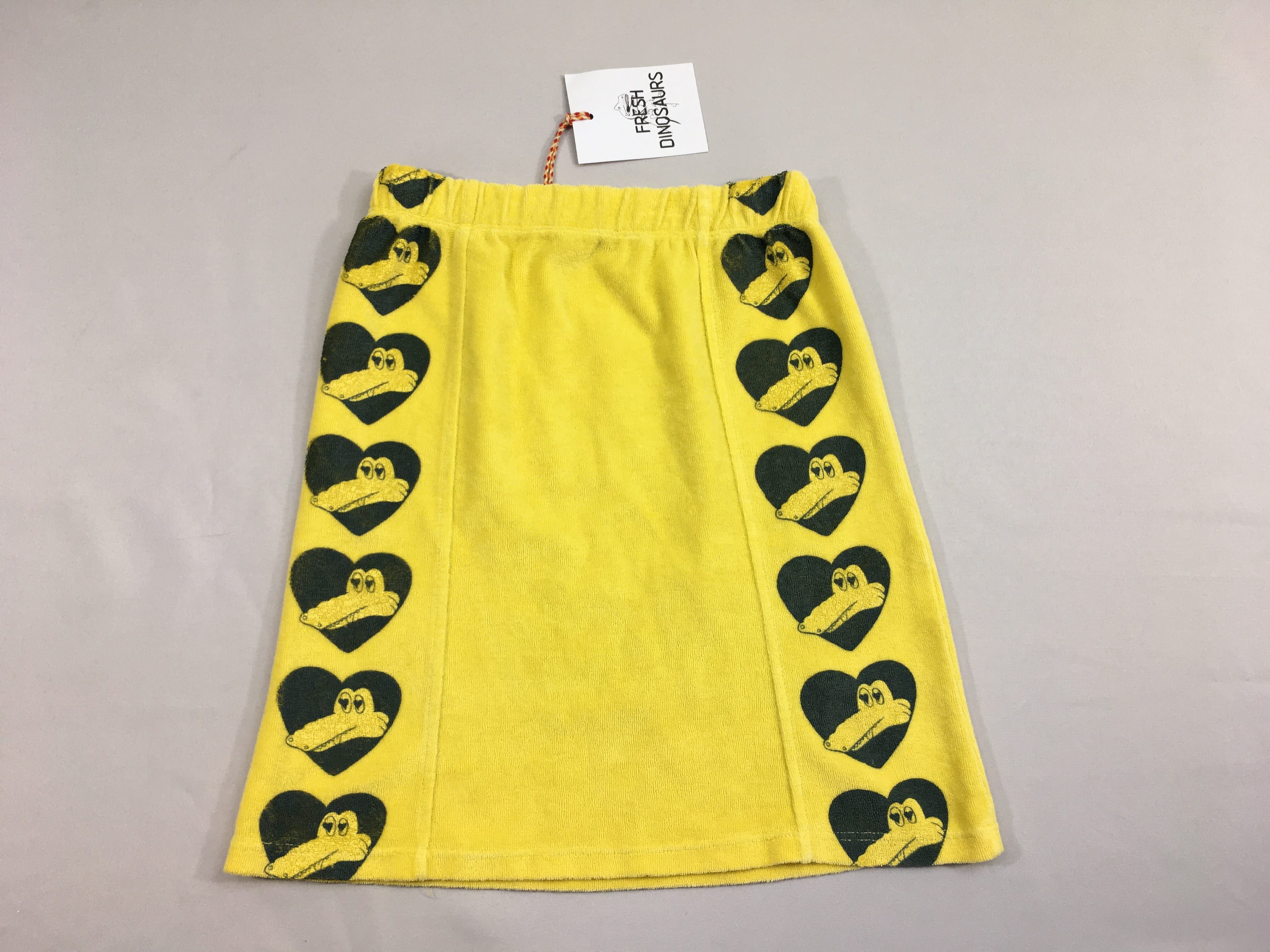 Neuf-Jupe éponge jaune Fresh Dinosaurs