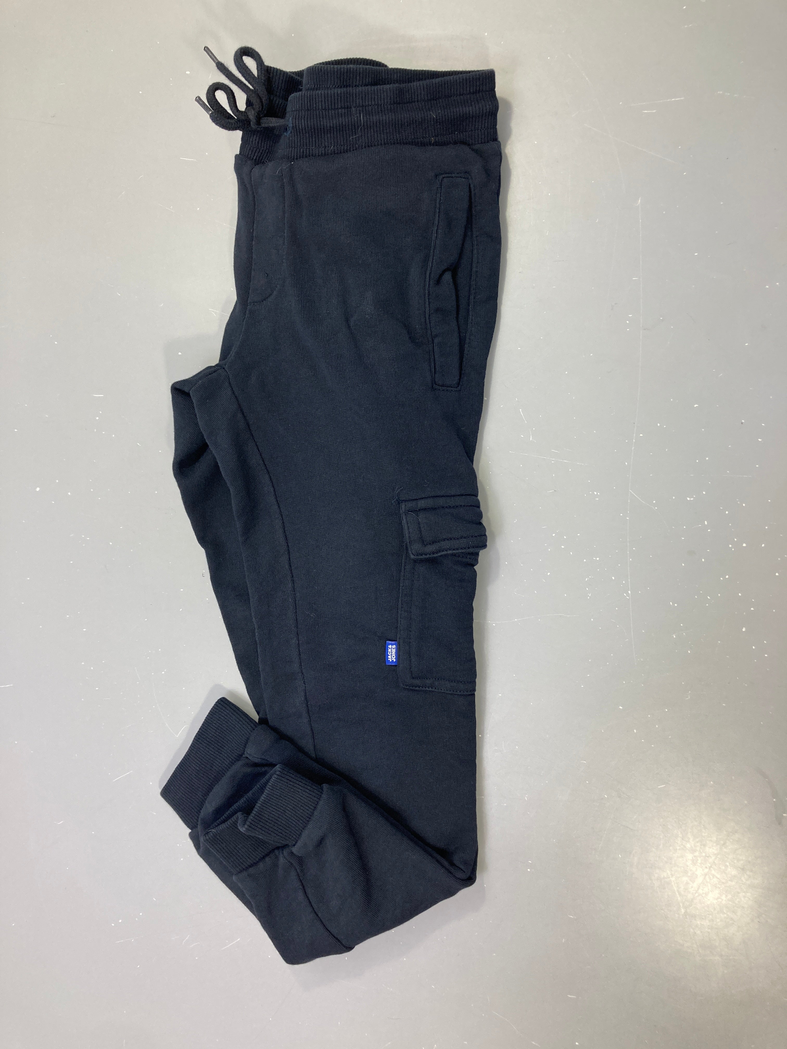 Pantalon jogging cargo bleu marine