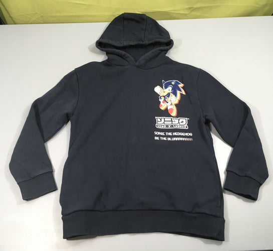 Sweat à capuche blanc NY HRLM, moins cher chez Petit Kiwi