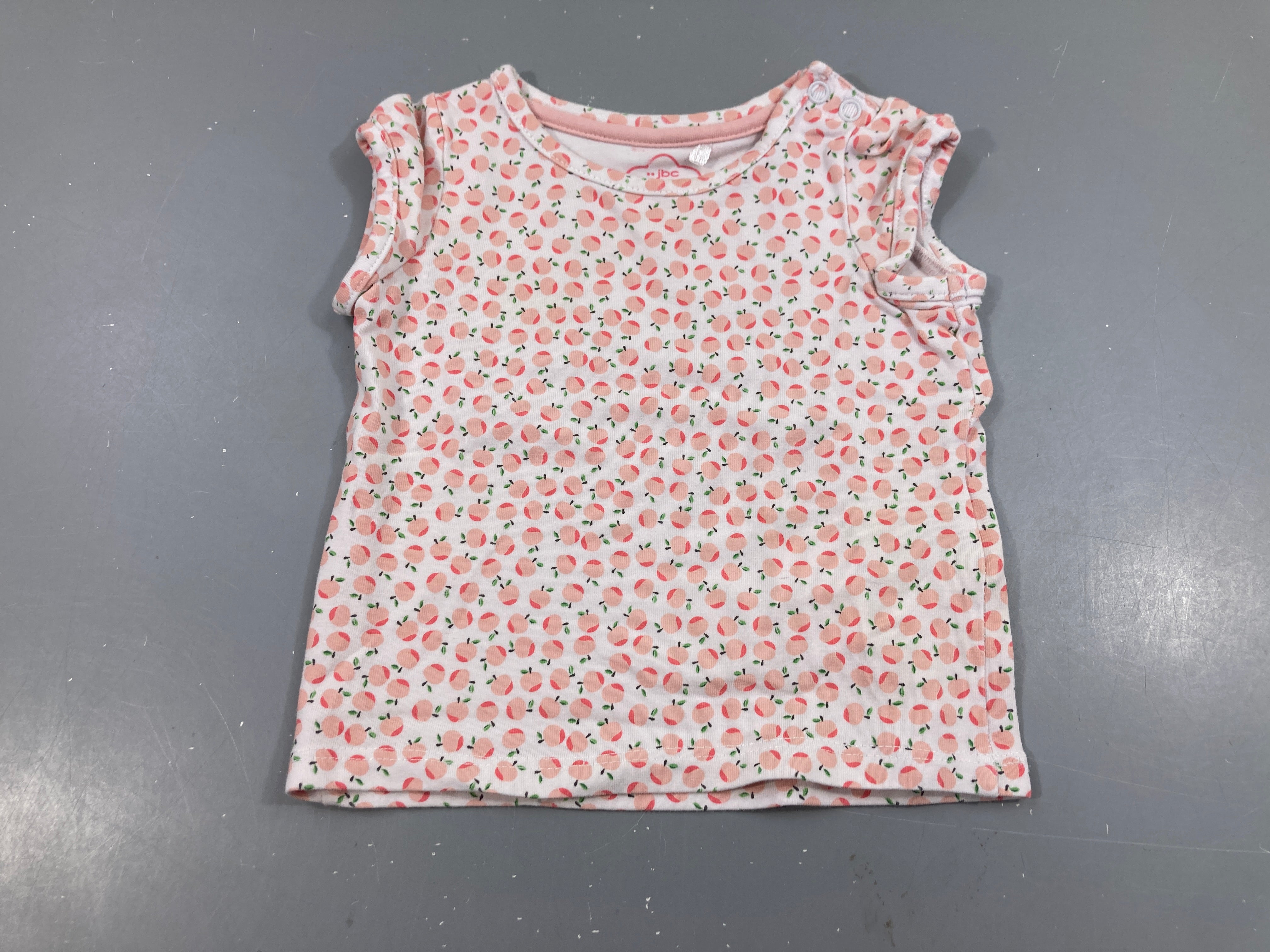 T-shirt m.c blanc fruits