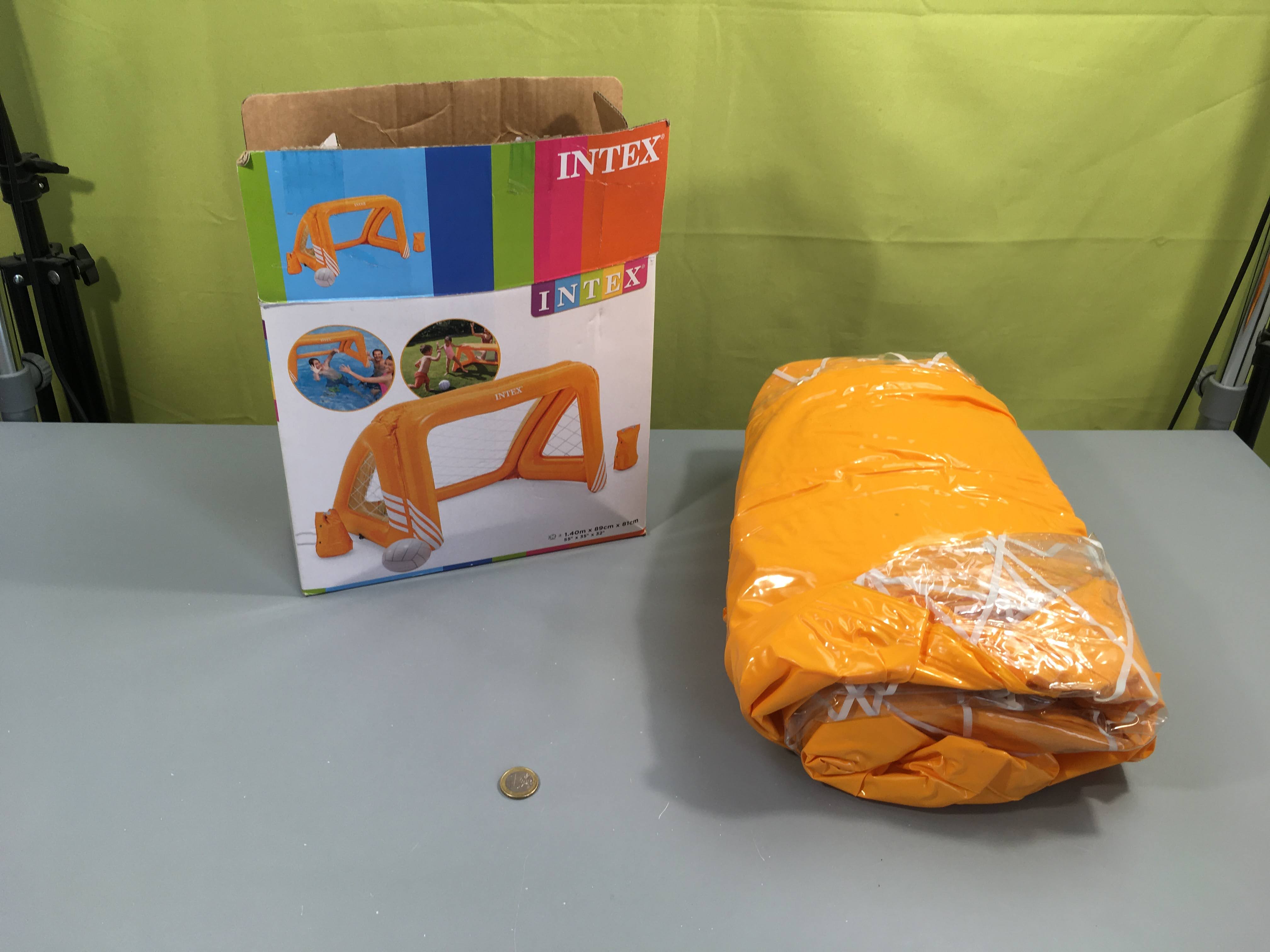 Intex-Jeu de Water Polo Flottant 140-89-81cm Manque le ballon