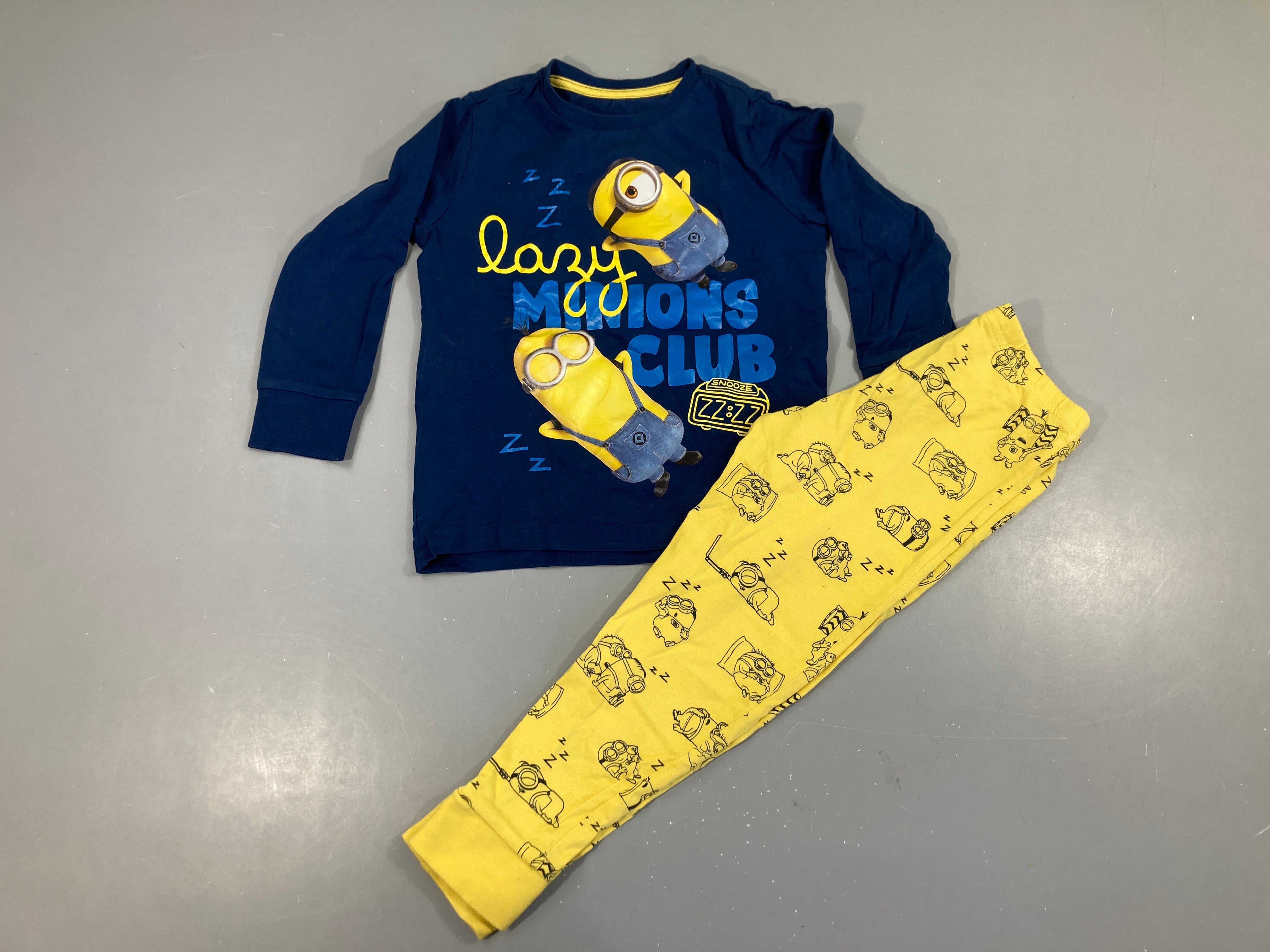 Pyjama 2pcs jersey bleu foncé Minion