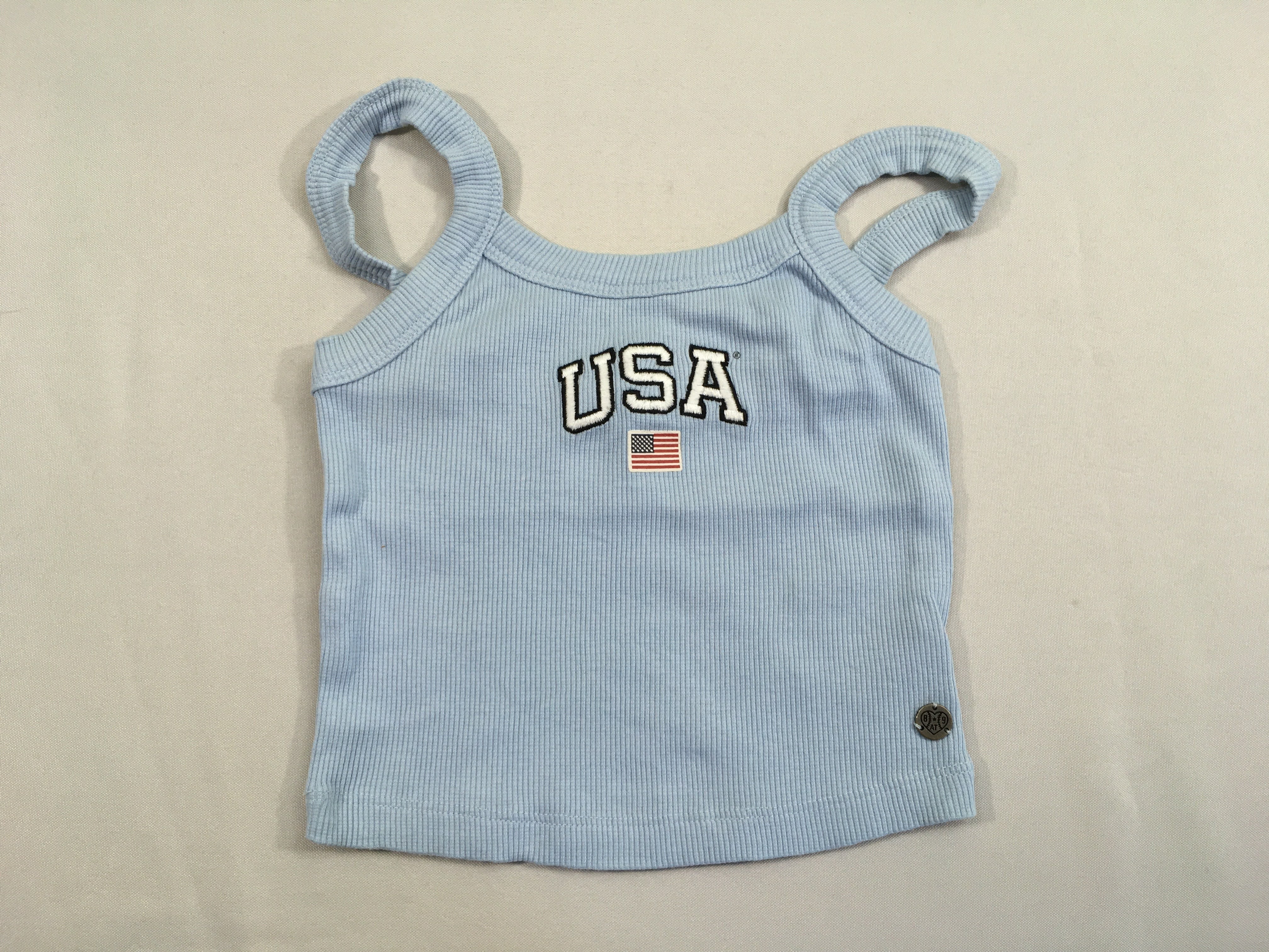 Top court finement côtelé USA