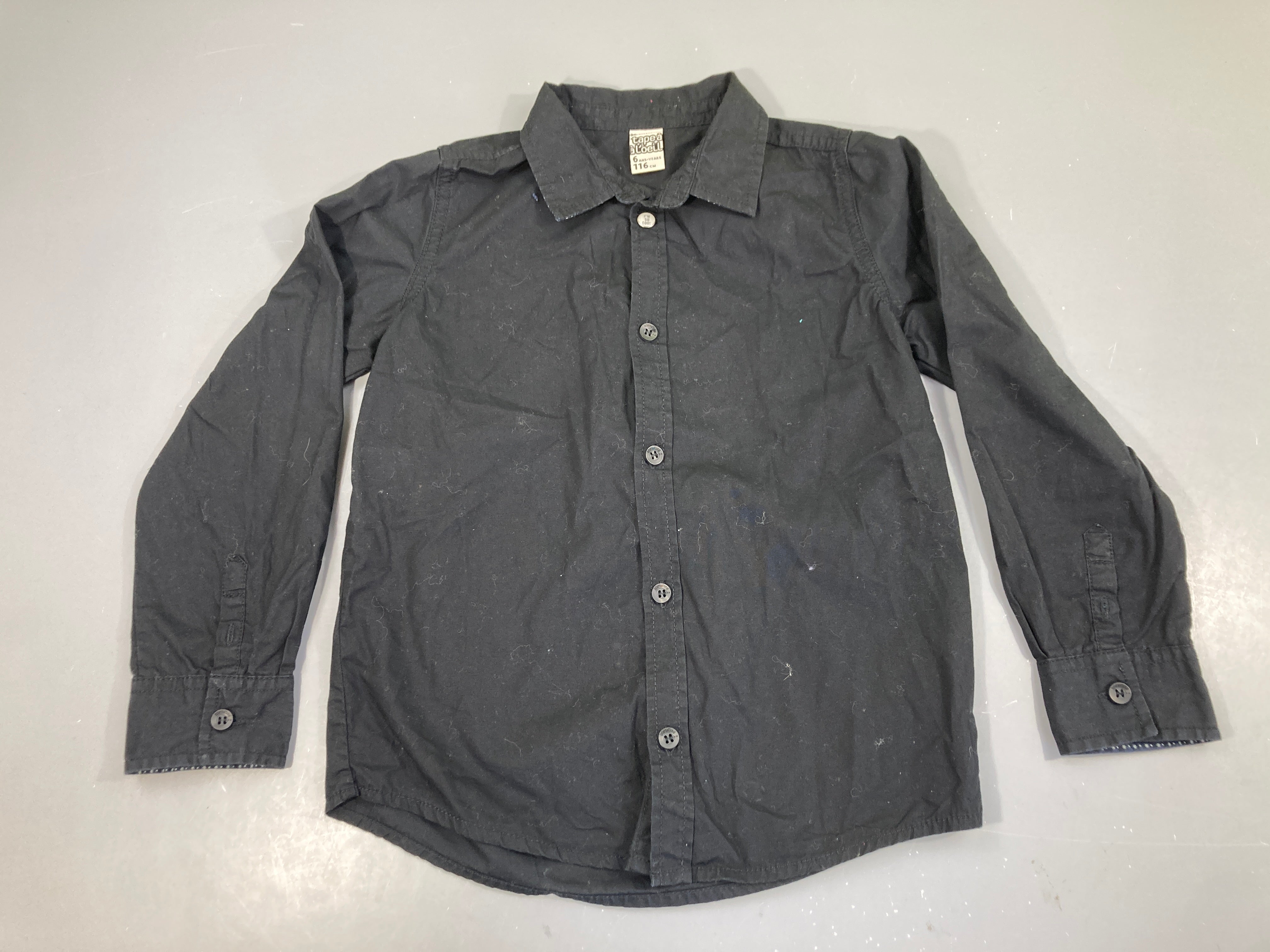 Chemise m.l noir