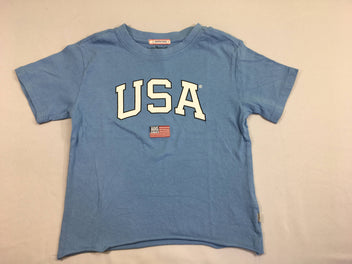 T-shirt m.c bleu USA