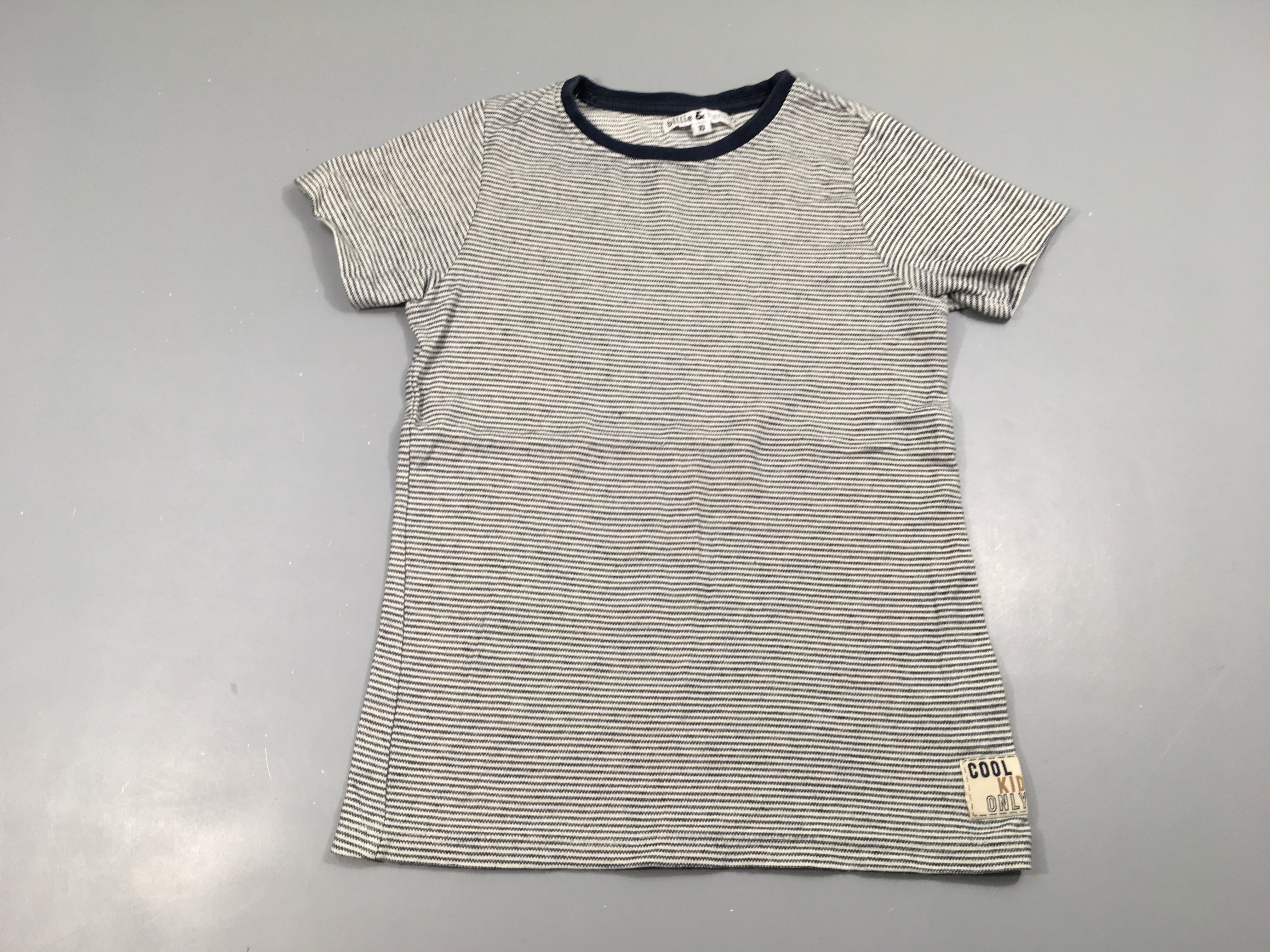 T-shirt m.c rayé blanc/bleu