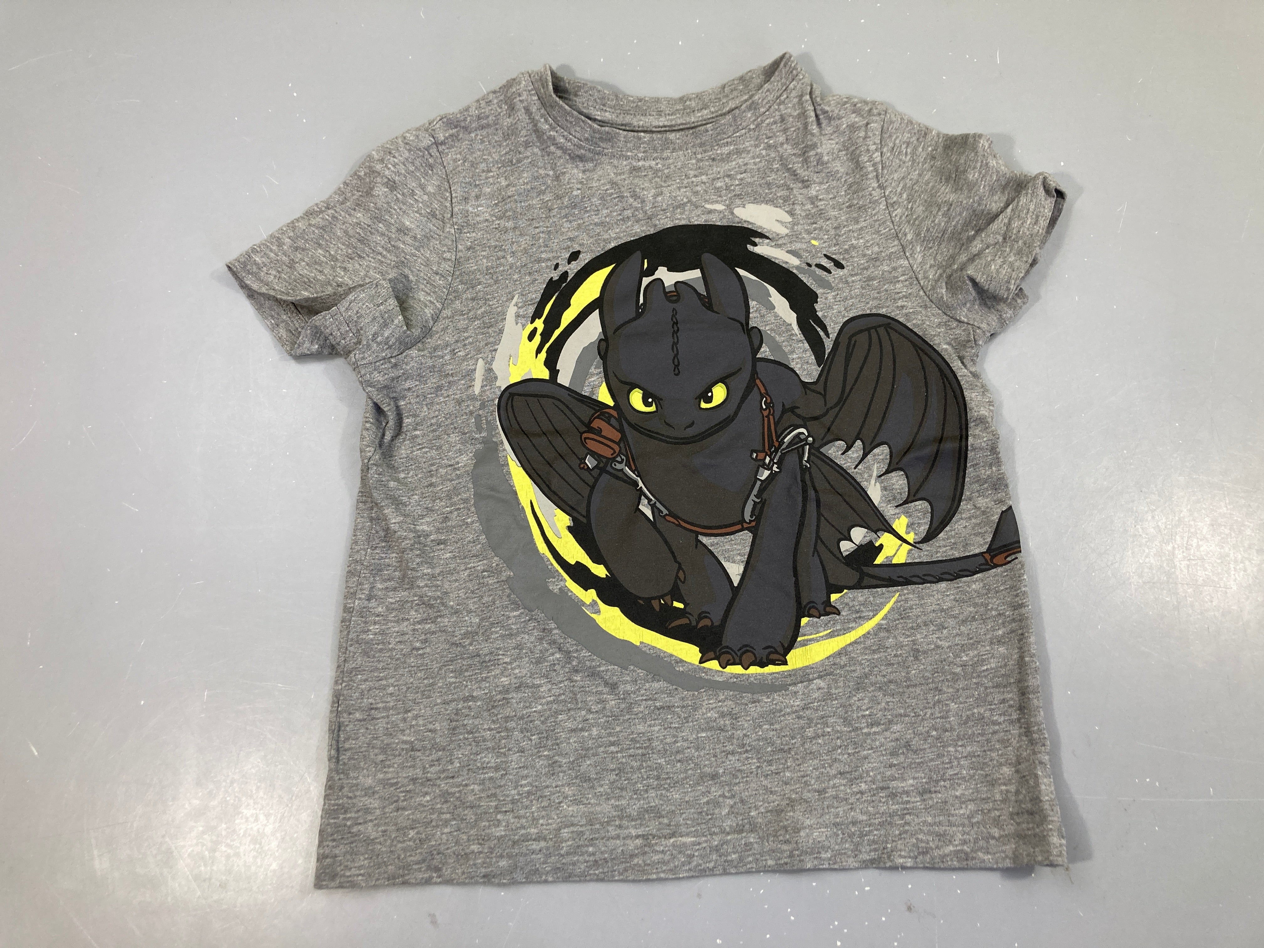 T-shirt m.c gris chiné Dragon