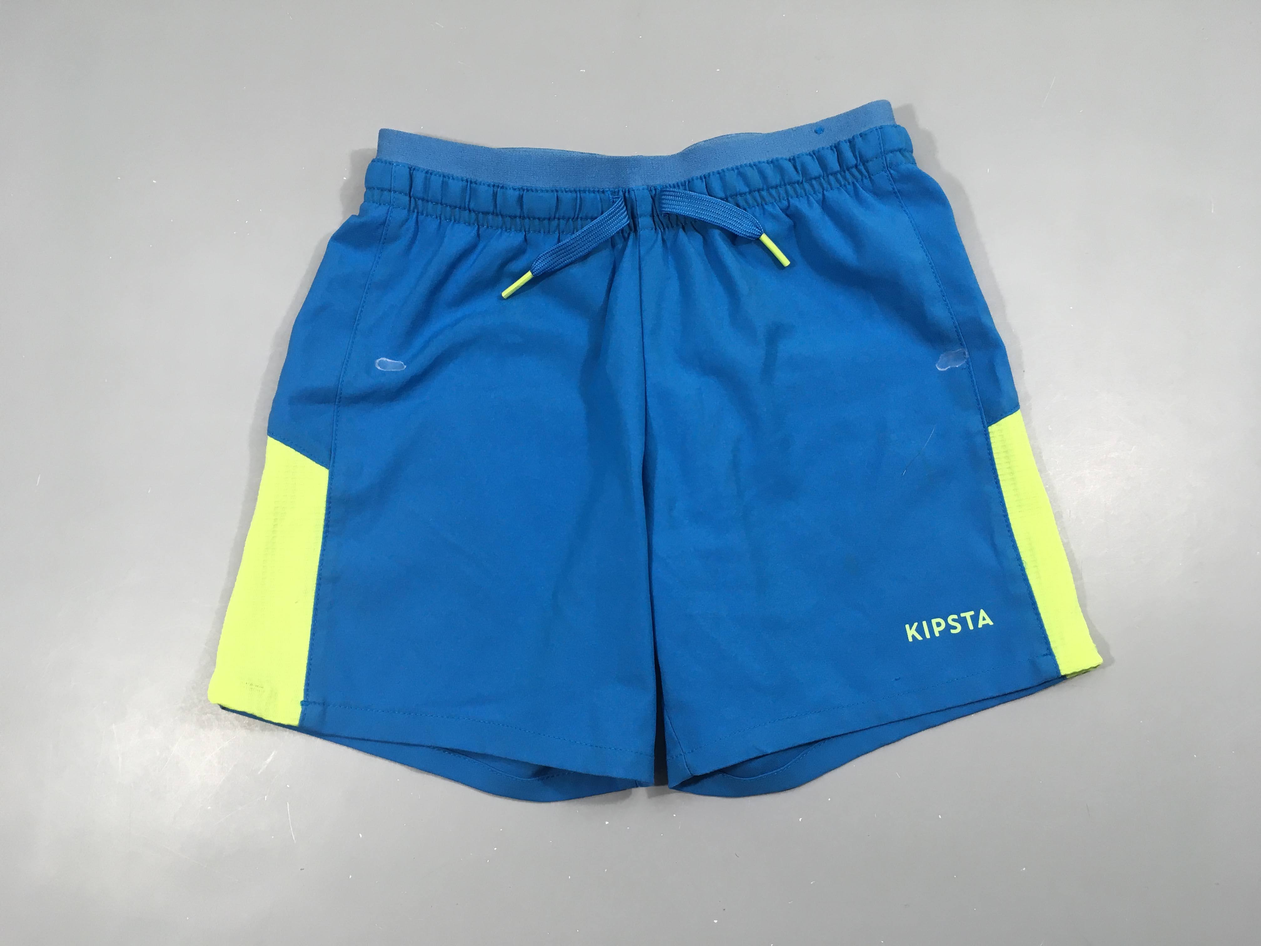 Short de sport bleu/vert, Kipsta