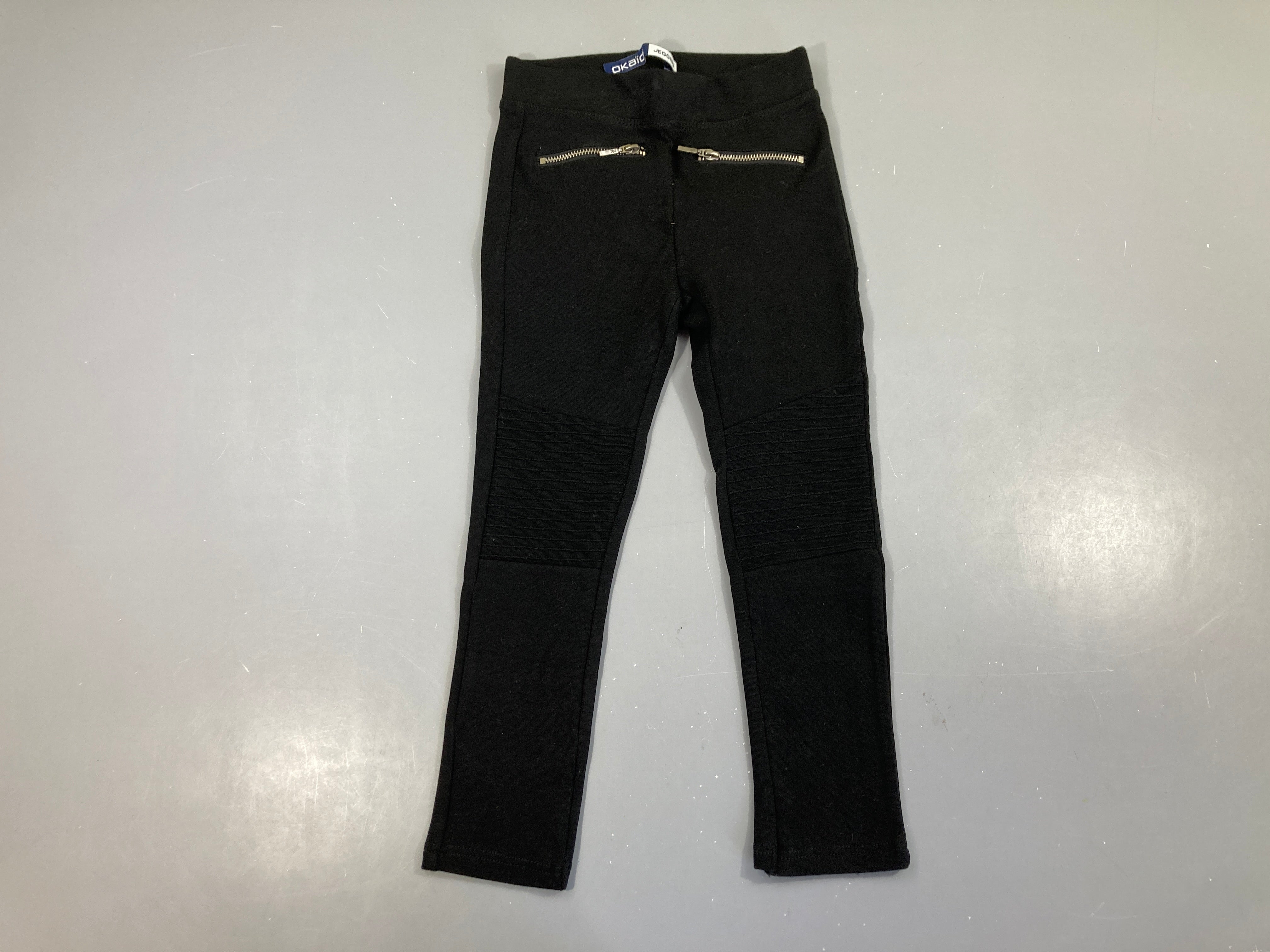 Jegging noir poches zippées