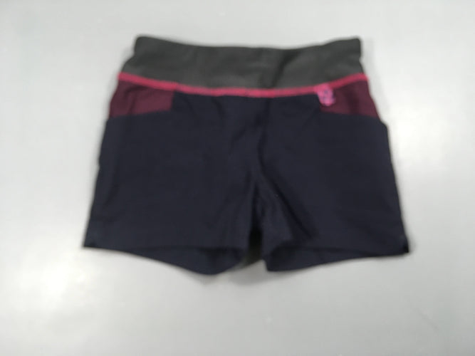 Short de randonnée, bleu/rose, moins cher chez Petit Kiwi