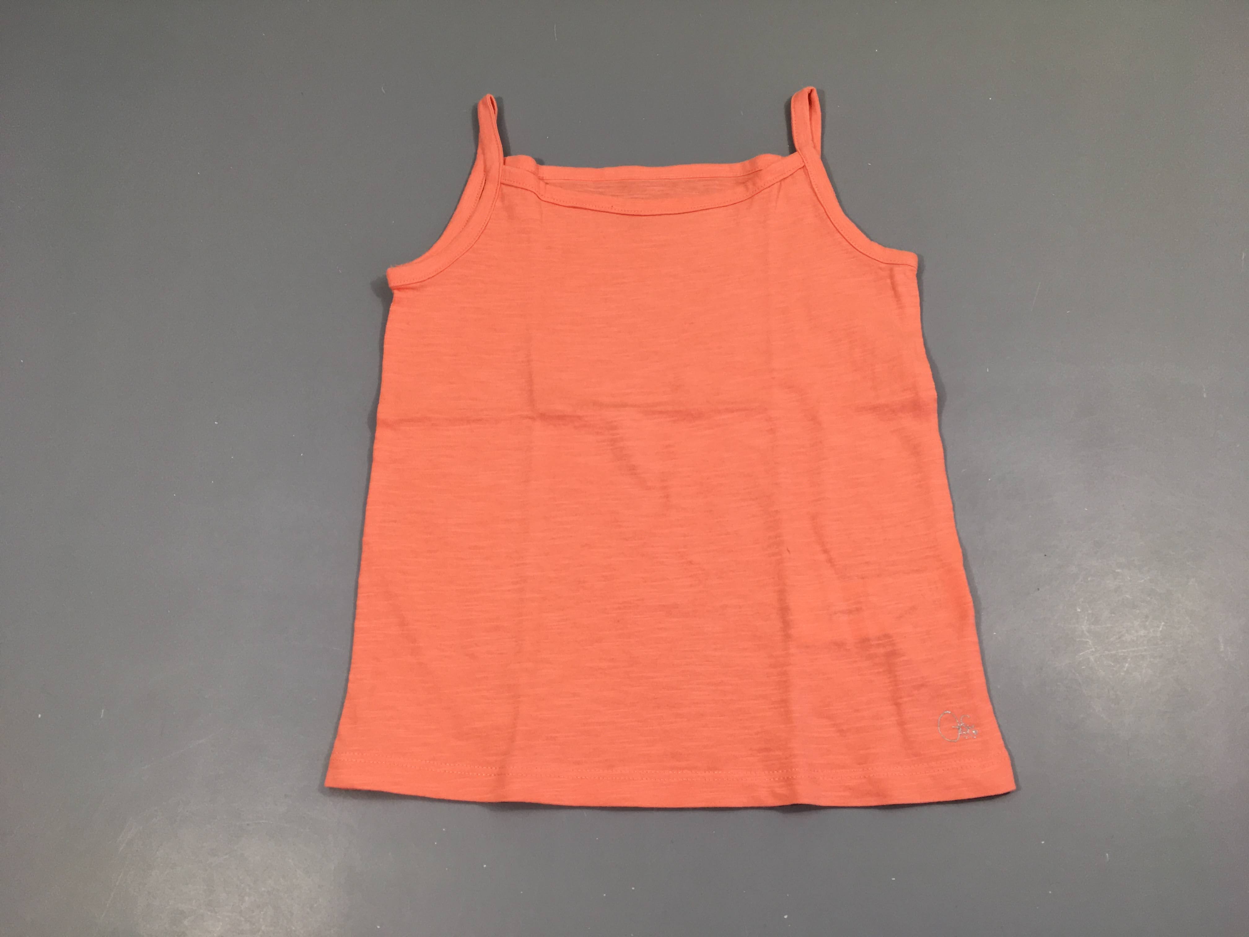 T-shirt fines bretelles jaune