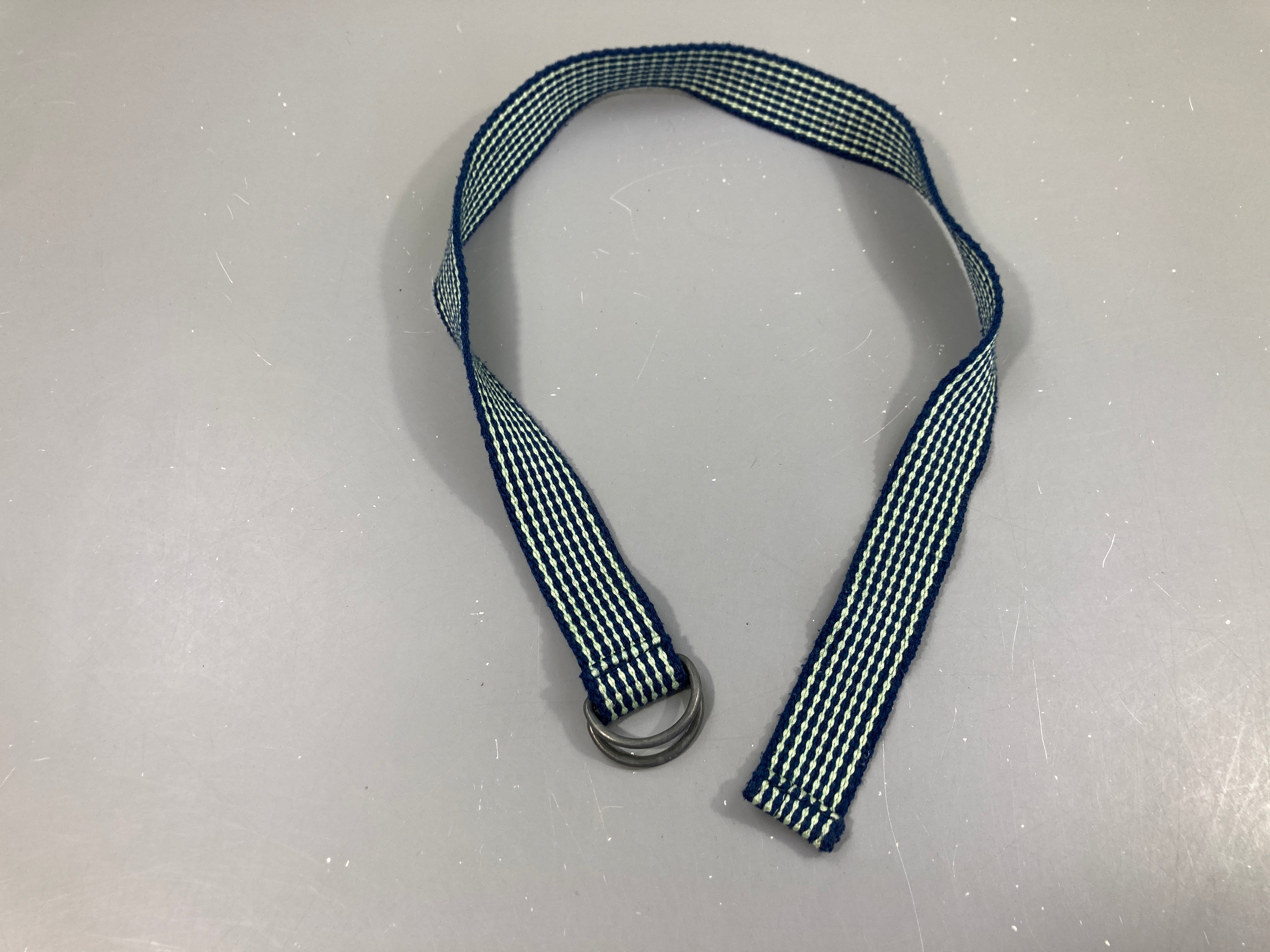 Ceintures tressées bleu/vert