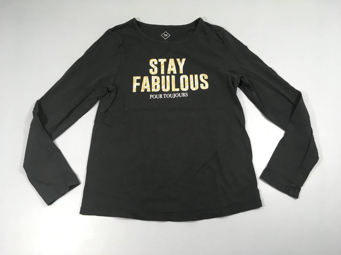 T-shirt m.l noir Stay, moins cher chez Petit Kiwi