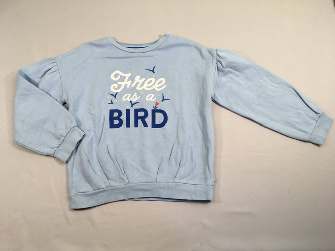 Sweat bleu clair Free Bird, moins cher chez Petit Kiwi