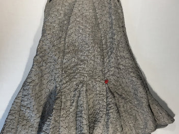 Poisson blanc - Robe s.m grise texturée