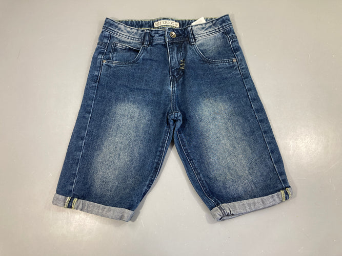 Bermuda en jean revers, moins cher chez Petit Kiwi
