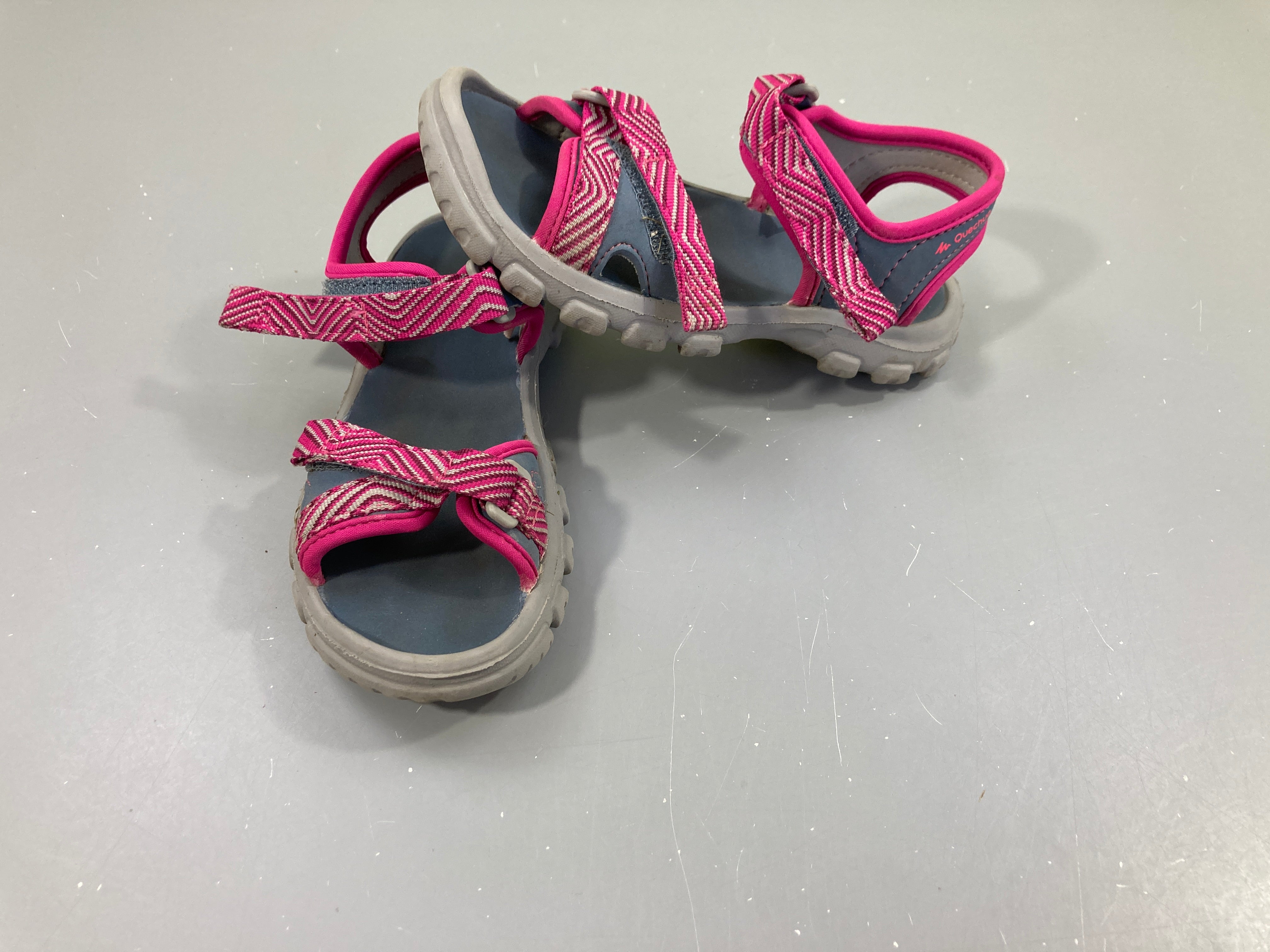 Sandales de randonnée gris/rose, 30-31