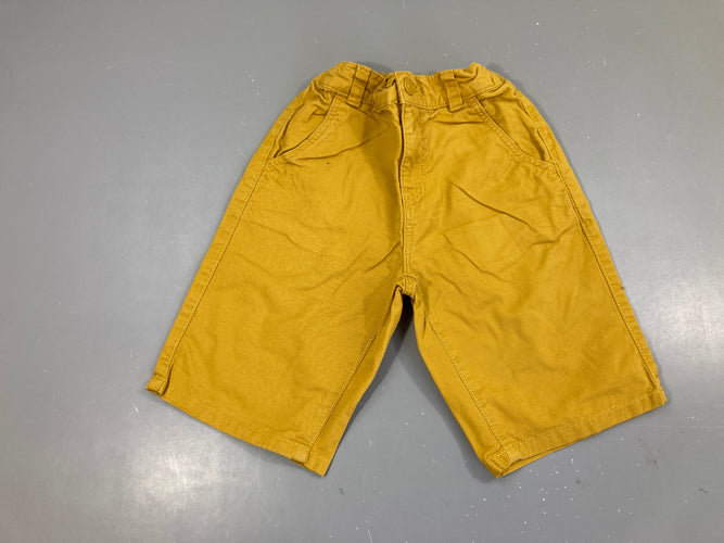 Bermuda chino moutarde, moins cher chez Petit Kiwi