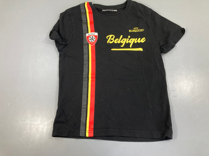 T-shirt m.c noir Belgium, moins cher chez Petit Kiwi