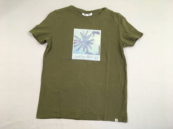 T-shirt m.c kaki palmiers