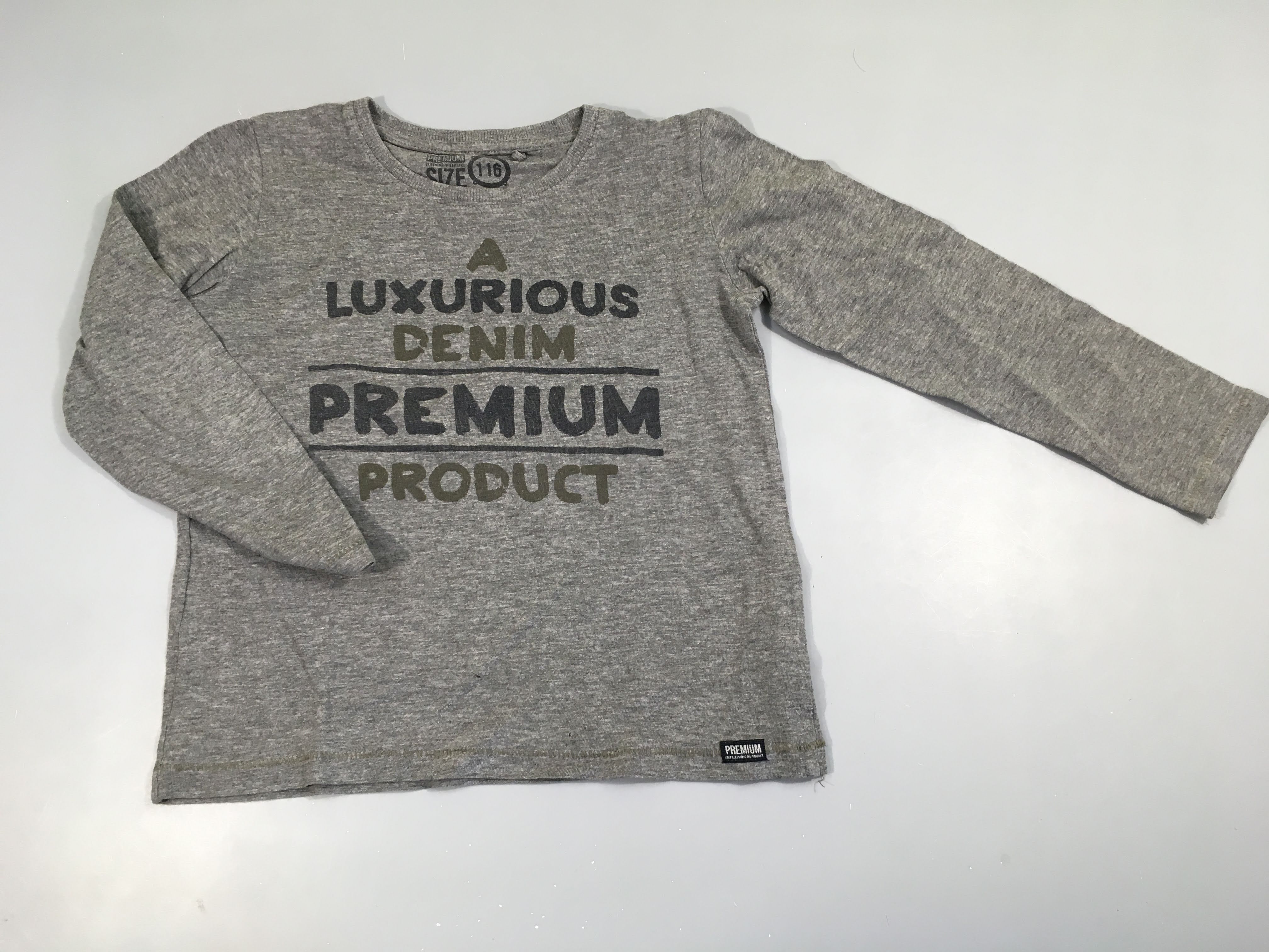 T-shirt m.l gris foncé premium