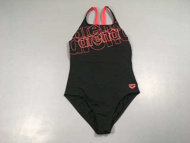Maillot noir-corail Arena, moins cher chez Petit Kiwi