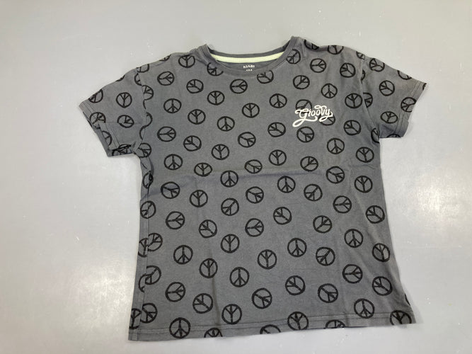 T-shirt m.c gris Paix, moins cher chez Petit Kiwi