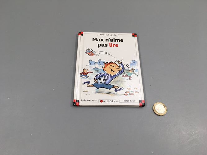 Max n'aime pas lire, moins cher chez Petit Kiwi