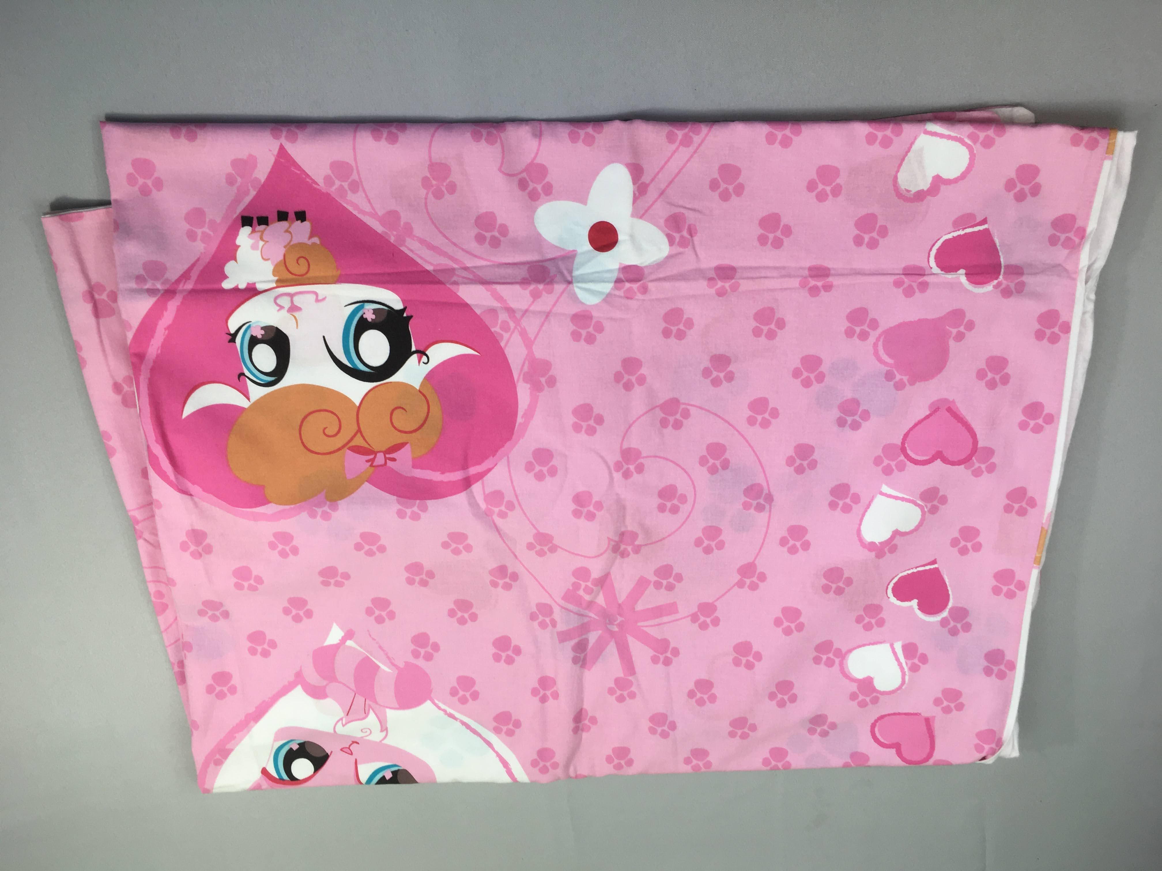 Housse de couette rose LPS, lit 1p