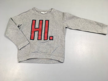 Sweat léger gris clair HI.