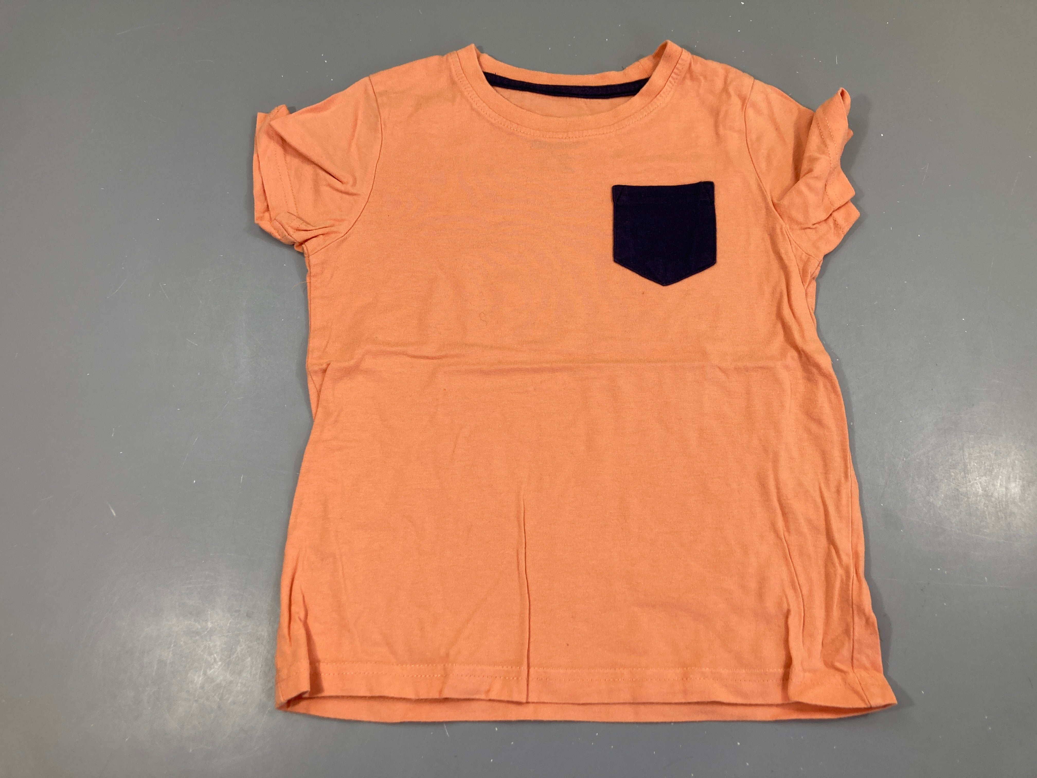 T-shirt m.c orangé bouloché