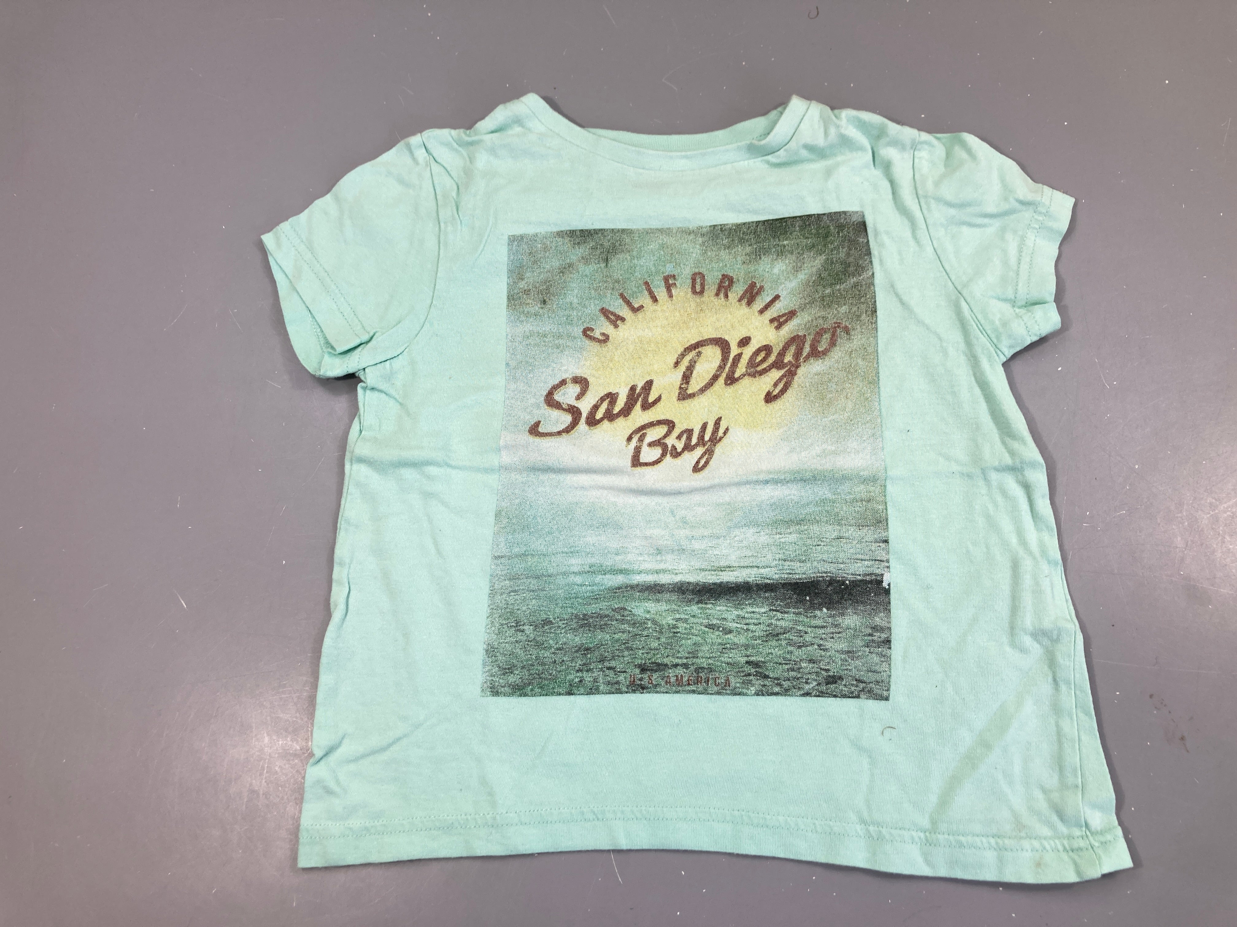 T-shirt m.c vert d'eau San Diego Bouloché