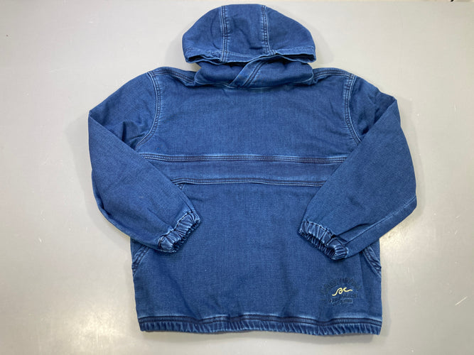 Blouson capuche jean imprimé California Surf, moins cher chez Petit Kiwi