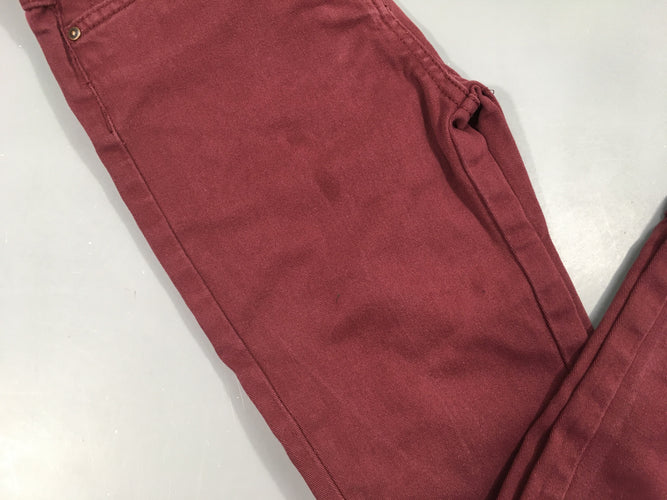 Pantalon bordeau, moins cher chez Petit Kiwi