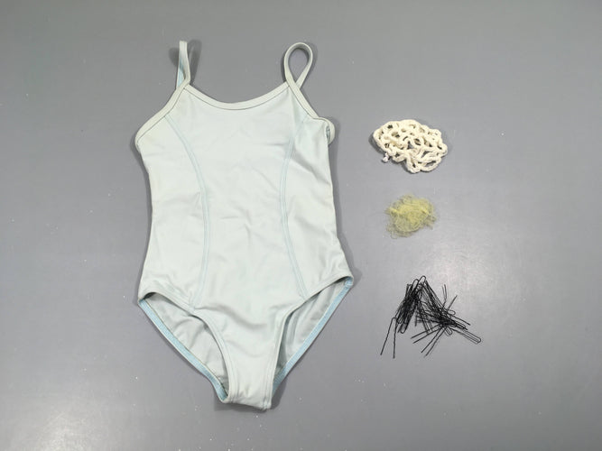 Ensemble de danse-Maillot bleu clair-3 Filets à chignon-Lots d'épingles à cheveux, moins cher chez Petit Kiwi