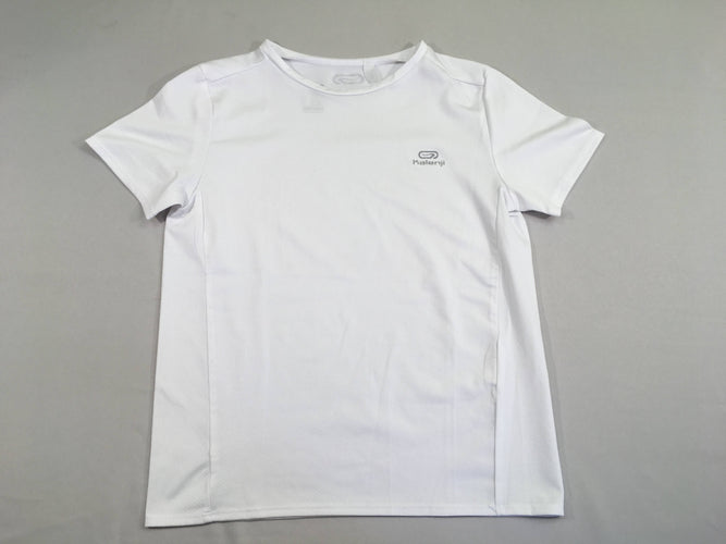T-shirt m.c de sport blanc Kalenji, moins cher chez Petit Kiwi
