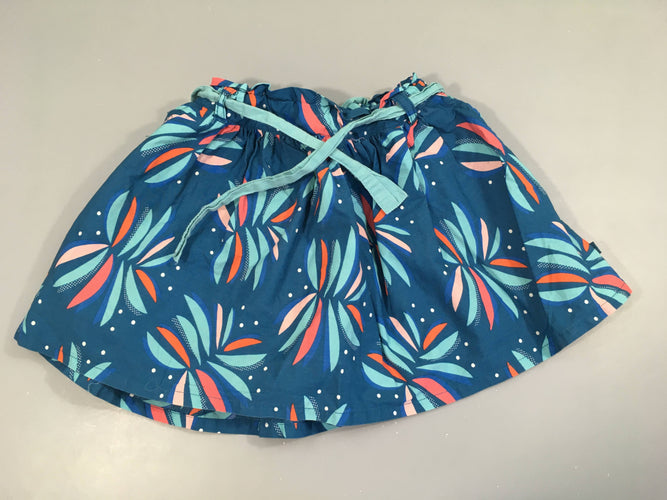 Jupe bleues motifs ceinture, moins cher chez Petit Kiwi